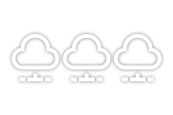 信頼性が高く高速で安全な専用線で複数のパブリッククラウドを利用できます。